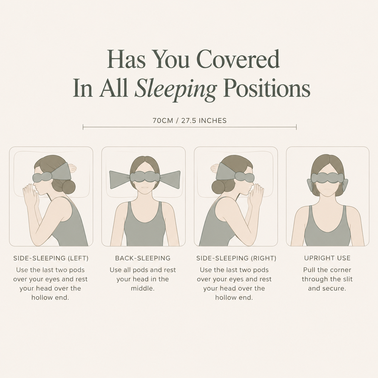 Luxury Weighted Eye Mask
