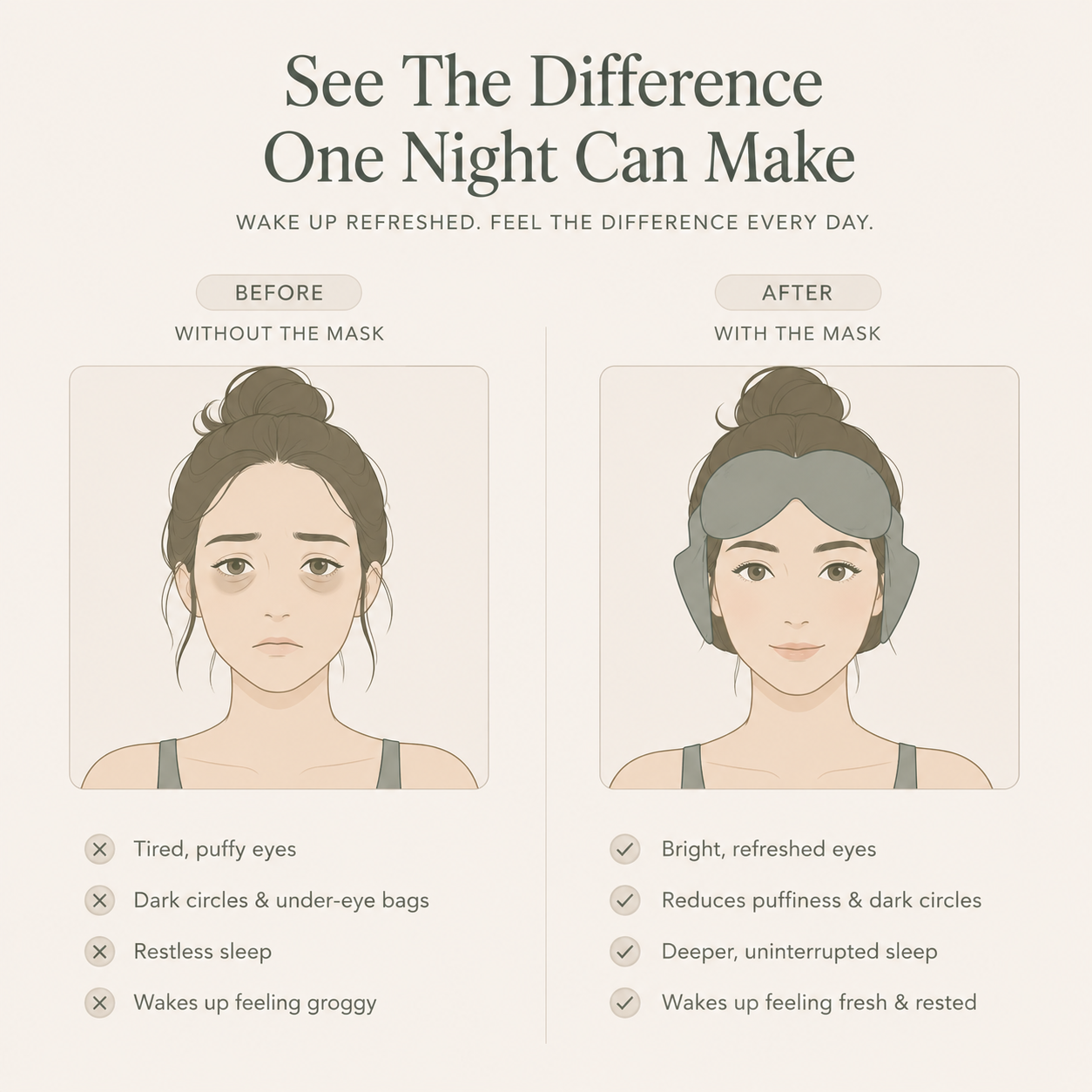 Luxury Weighted Eye Mask